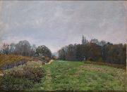 Landscape at Louveciennes, Alfred Sisley
